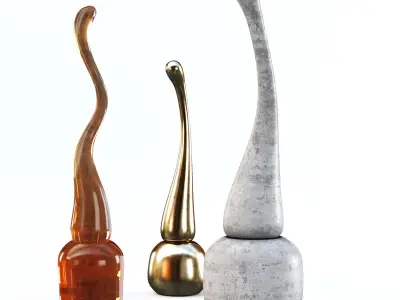 Decorative abstract sculpture 3D model