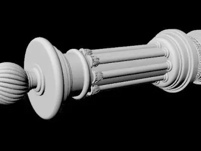 decorative pillar 3D model purchase