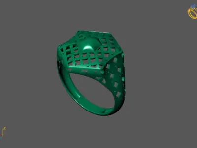 Fancy Womens Rings Plain Rings Ready STL 3DM Models Rings 3D print model get