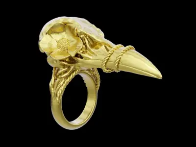 Bird Ring 3D print model