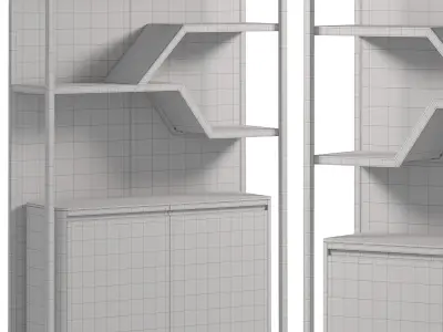 BOOKSHELF BY GIORGIO COLLECTION 3D model