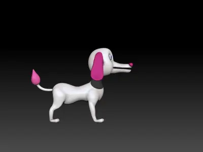 dog 3d model 3D model