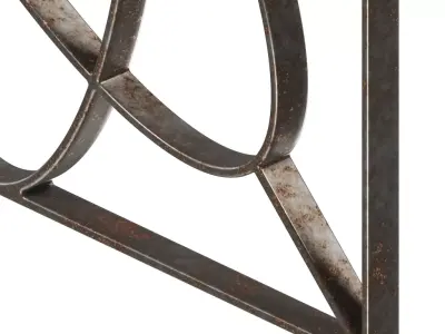 Rusty Fabulous Window Grill 3D model