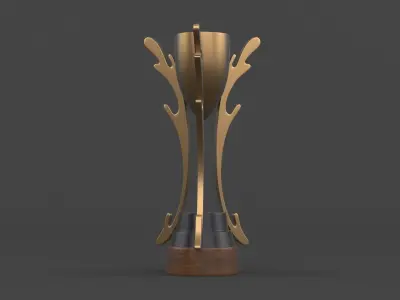 Trophy Cup 3D model 10