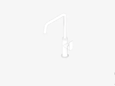 Sink Mixer - Luxury - Mako Low-poly 3D model