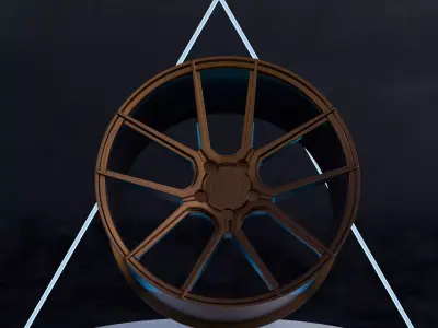 Wheel Type Mars Performance - Mars Wheels - MP-K2 3D model