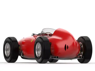 Ferrari 256 F1 1958 - V12 3D model