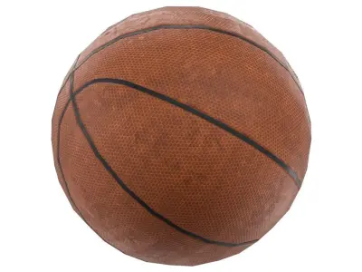 Basketball Lowpoly ball Low-poly 3D model