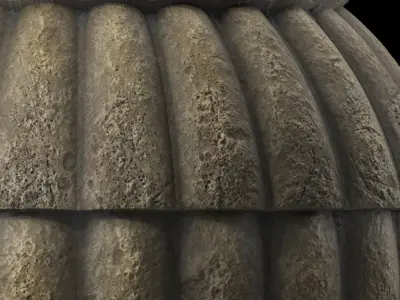 Roof Tile Materials 51- Concrete Roofing  Seamless Pbr 4k Texture