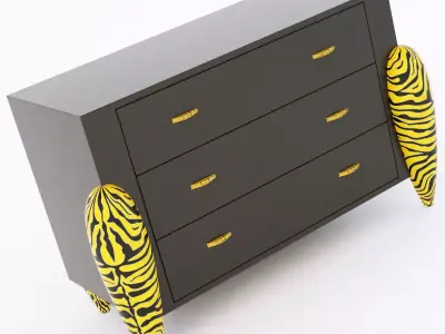 Roberto Ventura W86 chest of drawers 3D model