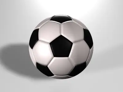 Soccer ball 3D model 28