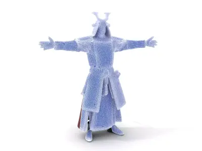 Samurai Armor Heritage model pack Low-poly 3D model