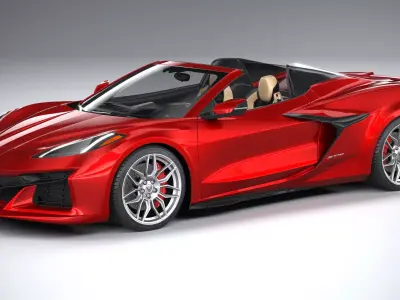 Chevrolet Corvette Z06 Convertible CG 2023 3D model