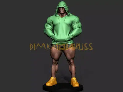 bodybuilder 3D print model