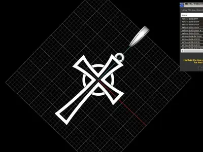 lightweight cross model model 529 3D print model