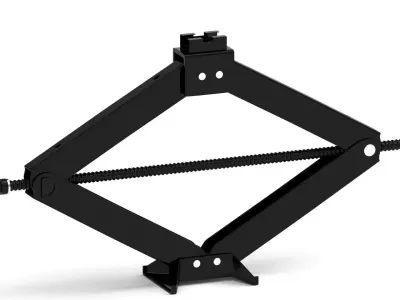Black Car Jack 3D model