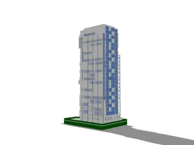 Mixed use 01 3D model