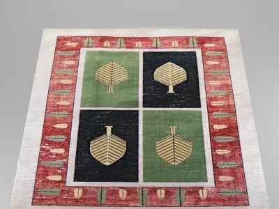 Persian Carpet Collection-vol5-4k texture Low-poly 3D model