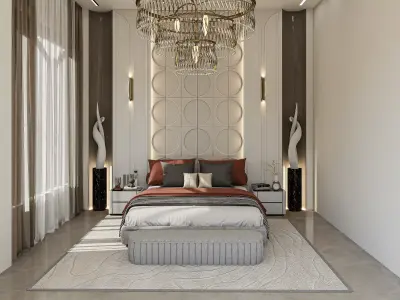 bedroom interior   3D model