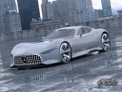 Mercedes Vision GT Environment 3D model