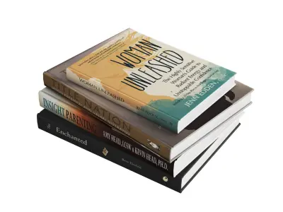 Open Books Set 3D model