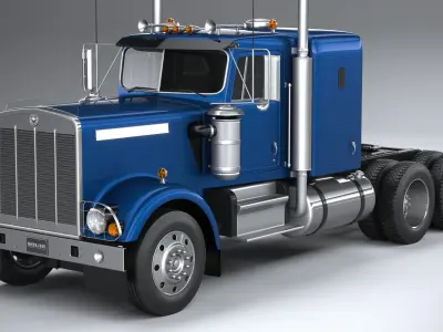 Generic American Truck USA 1980 3D model