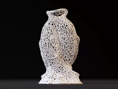 Fish Sculpture Vase 3D print model