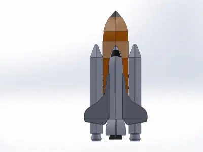 Space Shuttle Discovery 3D print model