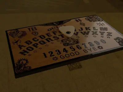 Ouija Board Low-poly 3D model
