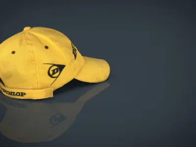 Baseball Cap Low-poly 3D model