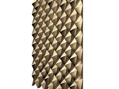 3D Wall Panel 04 Low-poly 3D model