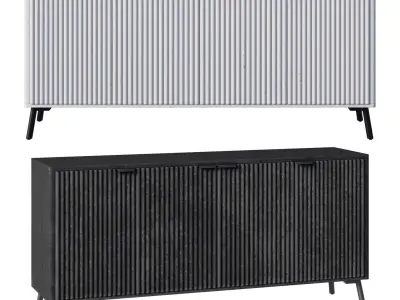 Flute Sideboard 3D model