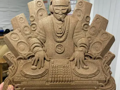 3D DJ Model - STL - OBJ - ZTL 3D print model