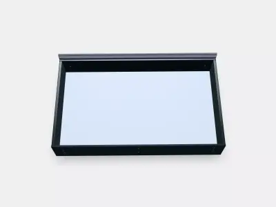 HAUGA Upholstered bed storage box Low-poly 3D model