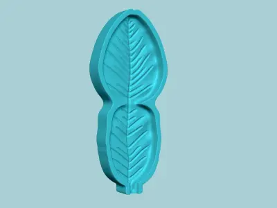 Bergamot Orange Leaf - Molding Artificial EVA Craft 3D print model