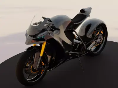 Concept sport bike Free 3D model