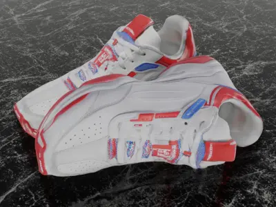 SPORT SHOES 3D SNEAKERS 3D model