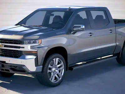 Chevrolet SIlverado 1500 LT CG 2019 3D model