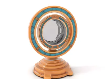 Golden Zodiac Spherical model pack Low-poly 3D model