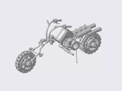 motorcycle model Free 3D model