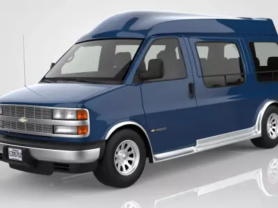 Chevrolet Express Van 1997 3D model