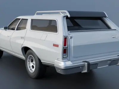Gran Torino Wagon 1974 3D print model