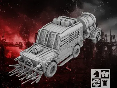 Mad car 4 3D print model