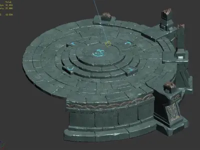 Stone Leprechaun Forest - Shitai 02 3D model