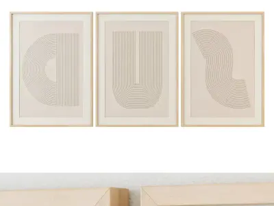 Gallery Wall 44 3D model