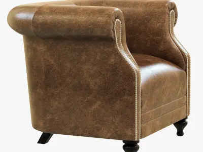 Dantone Home Marlou Armchair 3D model