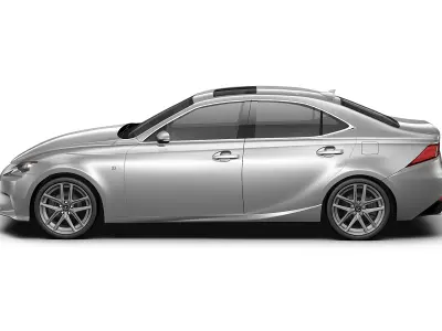 2014 Lexus IS350 3D model