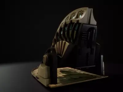 Building 9 Low-poly 3D model