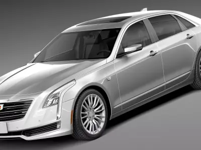 Cadillac CT6 CG 2016 3D model