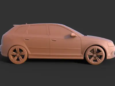 Audi RS3 Sportback 3D print model